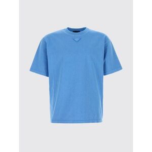 Prada Sweater Men Gnawed Blue